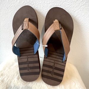 Comfortable brown men sandals